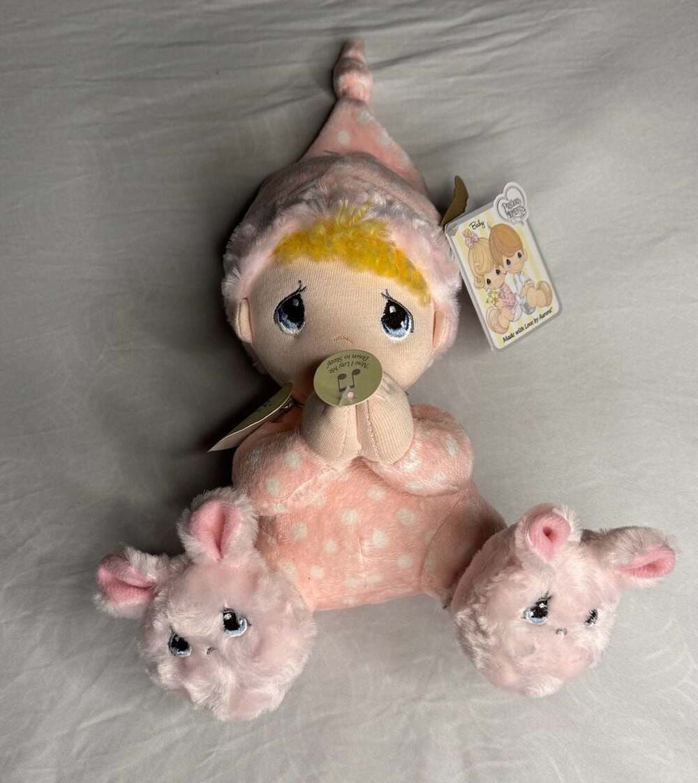 Aurora Precious Moments Precious Prayer Girl Plush Doll - Jesus Loves Me
